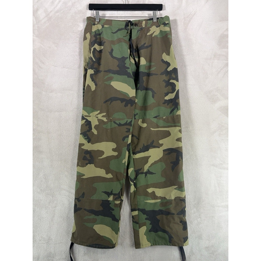 US Military Cold Weather Camouflage Trousers Mens Small Regular Woodland